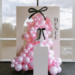 Blush Pink Pastel Pink Arch Hallow Backdrop Party